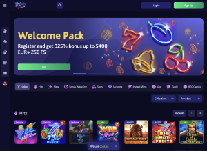 image of 7 bit casino website